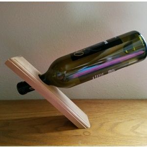 Wooden Wine Bottle Balancer